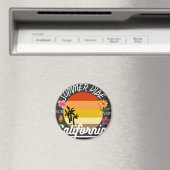 California Summer Vibe Surf Camp Magnet (In Situ (Geschirrspüler))