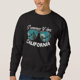 California Summer Vibes Family Funny Beach Group Sweatshirt