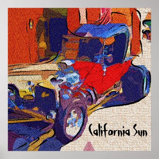 California Sun Poster (Vorne)