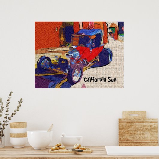 California Sun Poster (Küche)