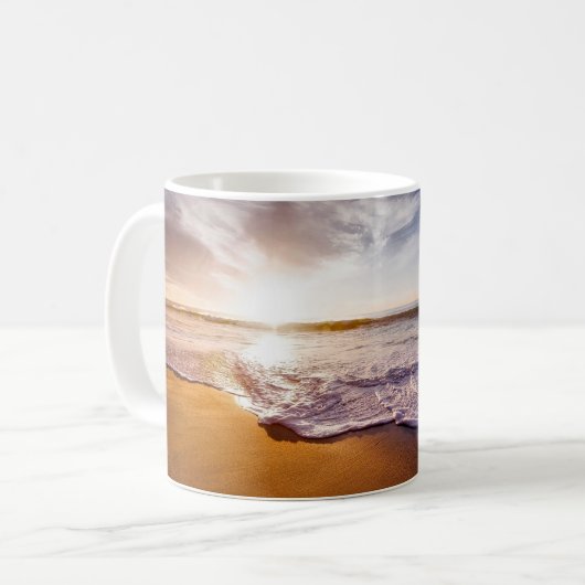 California Sunset Beach Kaffeetasse (Vorderseite Links)