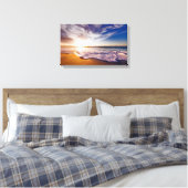 California Sunset Beach Leinwanddruck (Insitu (Schlafzimmer))