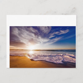 California Sunset Beach Postkarte