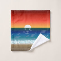 California Sunset | Beach Sand Heart