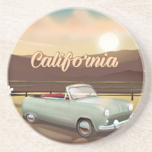 California Sunset Getränkeuntersetzer