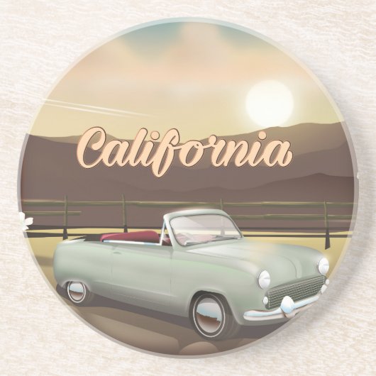California Sunset Getränkeuntersetzer (Vorne)