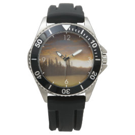 California Sunset (kalifornische Landschaft) Armbanduhr