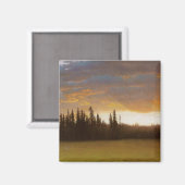 California Sunset (kalifornische Landschaft) Magnet (Vorderseite/Rückseite)