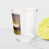 California Sunset (kalifornische Landschaft) Schnapsglas (Rechts)