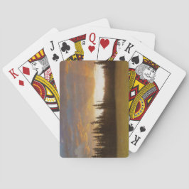 California Sunset (kalifornische Landschaft) Spielkarten