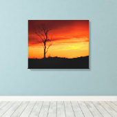 California Sunset Leinwand (Insitu (Holzboden))