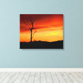 California Sunset Leinwand (Insitu (Holzboden))