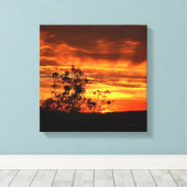 California Sunset Leinwanddruck (Insitu (Holzboden))