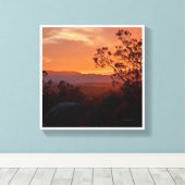 California Sunset Leinwanddruck (Insitu (Holzboden))