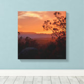 California Sunset Leinwanddruck (Insitu (Holzboden))