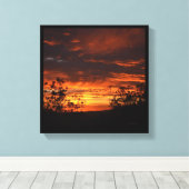 California Sunset Leinwanddruck (Insitu (Holzboden))