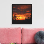 California Sunset Leinwanddruck (Insitu (Wohnzimmer))