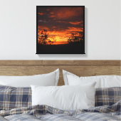 California Sunset Leinwanddruck (Insitu (Schlafzimmer))