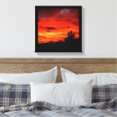 California Sunset Leinwanddruck (Insitu (Schlafzimmer))