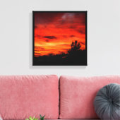 California Sunset Leinwanddruck (Insitu (Wohnzimmer))