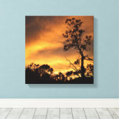 California Sunset Leinwanddruck (Insitu (Holzboden))