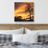 California Sunset Leinwanddruck (Insitu (Schlafzimmer))