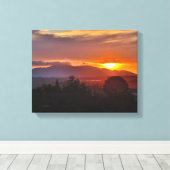 California Sunset Leinwanddruck (Insitu (Holzboden))
