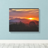 California Sunset Leinwanddruck (Insitu (Holzboden))