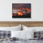 California Sunset Leinwanddruck (Insitu (Schlafzimmer))
