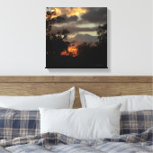 California Sunset Leinwanddruck (Insitu (Schlafzimmer))