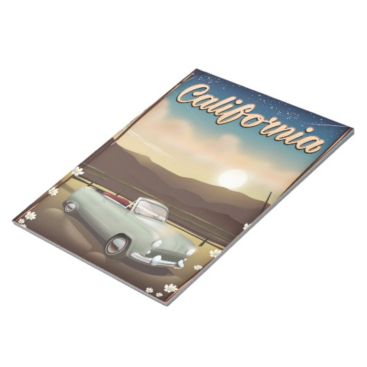 California Sunset Notizblock (angewinkelt)