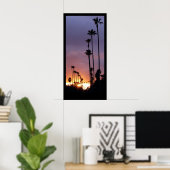 California Sunset Palms Poster / Passen Sie das an (Heimbüro)
