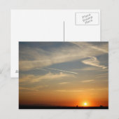California Sunset Postcard Postkarte (Vorne/Hinten)