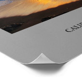 California Sunset Poster (Ecke)