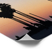 California Sunset Poster (Ecke)