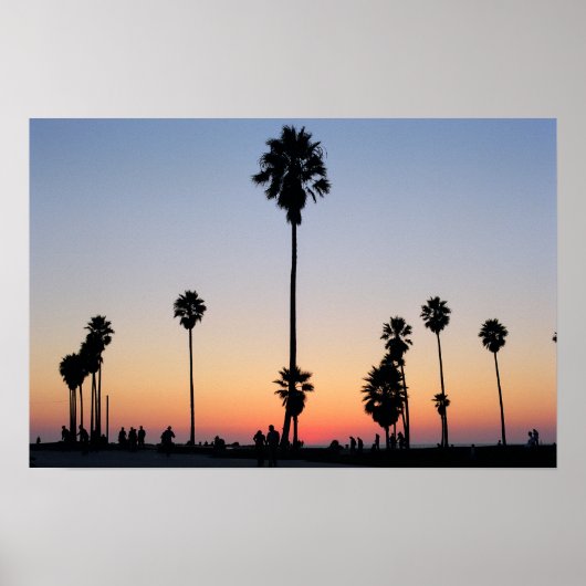 California Sunset Poster (Vorne)