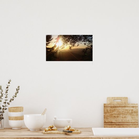 California Sunset Poster (Küche)