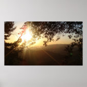 California Sunset Poster (Vorne)