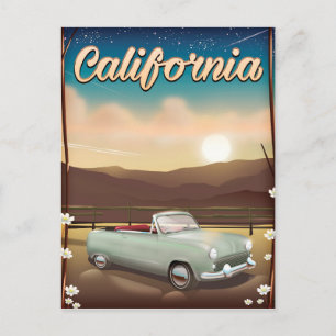 California Sunset Postkarte