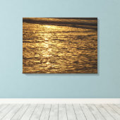 California Sunset Waves Ocean Seascape Leinwanddruck (Insitu (Holzboden))