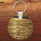 California Sunset Waves Ocean Seascape Schlüsselanhänger (Rückseite)