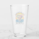 California Supergirl Sunset Graphic Glas (Rückseite)