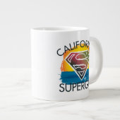 California Supergirl Sunset Graphic Jumbo-Tasse (Vorderseite Rechts)