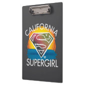 California Supergirl Sunset Graphic Klemmbrett (Links)