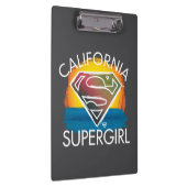 California Supergirl Sunset Graphic Klemmbrett (Rechts)