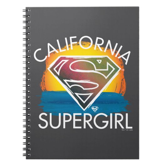 California Supergirl Sunset Graphic Notizblock (Vorderseite)