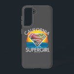 California Supergirl Sunset Graphic Samsung Galaxy Hülle<br><div class="desc">Karo diese bemalte Sonnenuntergang-Grafik mit dem Supergirl S Logo,  das lautet: "California Supergirl"!</div>