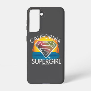 California Supergirl Sunset Graphic Samsung Galaxy Hülle