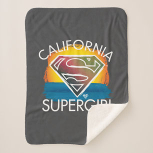 California Supergirl Sunset Graphic Sherpadecke