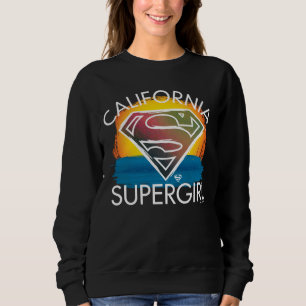 California Supergirl Sunset Graphic Sweatshirt